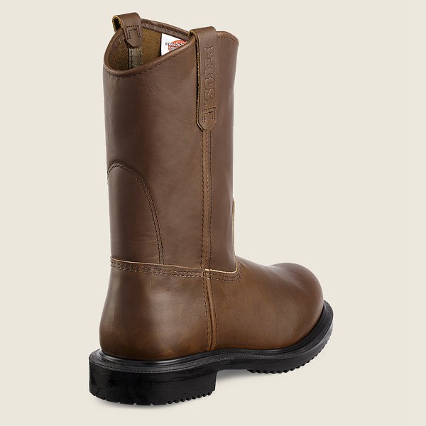 Red Wing Safety Bot Erkek - Supersole® - 11-Inch Toe Pull-On - Kahverengi - 54QFVAIUW